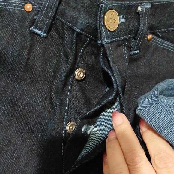 TENDER Jeans Size 3 34x36 130 or 131 Woad Overdye Lost Fit Selvedge Taper $475 - Picture 7 of 16